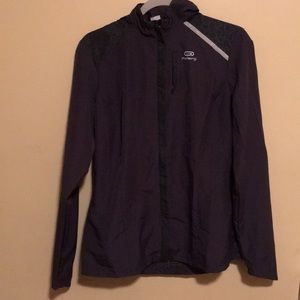 Kalenji charcoal grey running jacket
